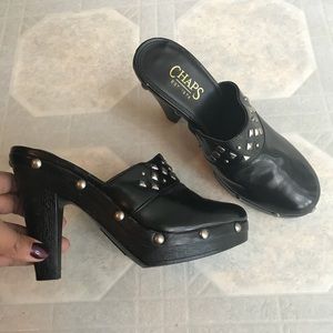 Chaps Heeled Slide